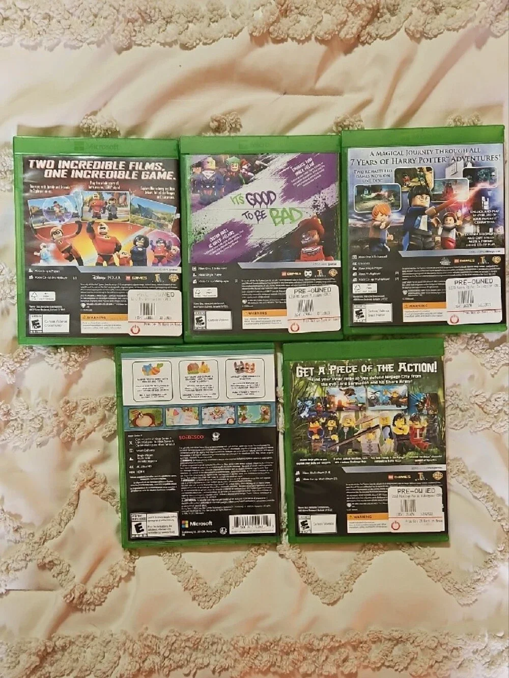 LEGO Xbox ONE 6 Game Bundle